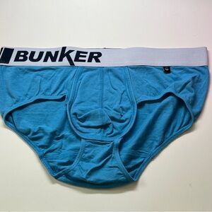 Men's Blue Briefs Bunker